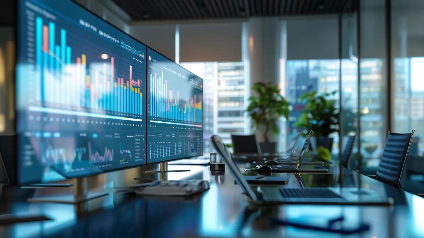 a sleek, modern office workspace features a large digital screen displaying colorful graphs and charts, emphasizing the importance of targeted keyword strategies and local audience engagement in ppc campaigns. a sleek, modern office workspace features a large digital screen displaying colorful graphs and charts, emphasizing the importance of targeted keyword strategies and local audience engagement in ppc campaigns.