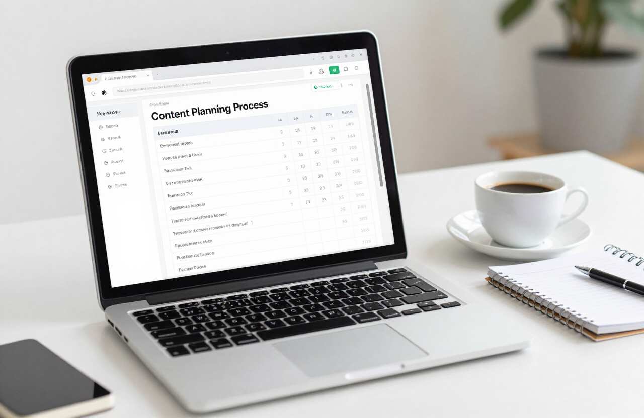 Social media keyword research and content planning